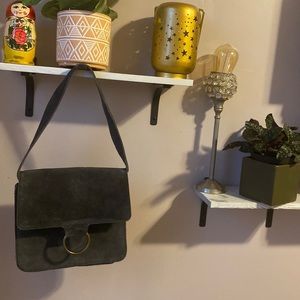 UO Grey Suede Small bag